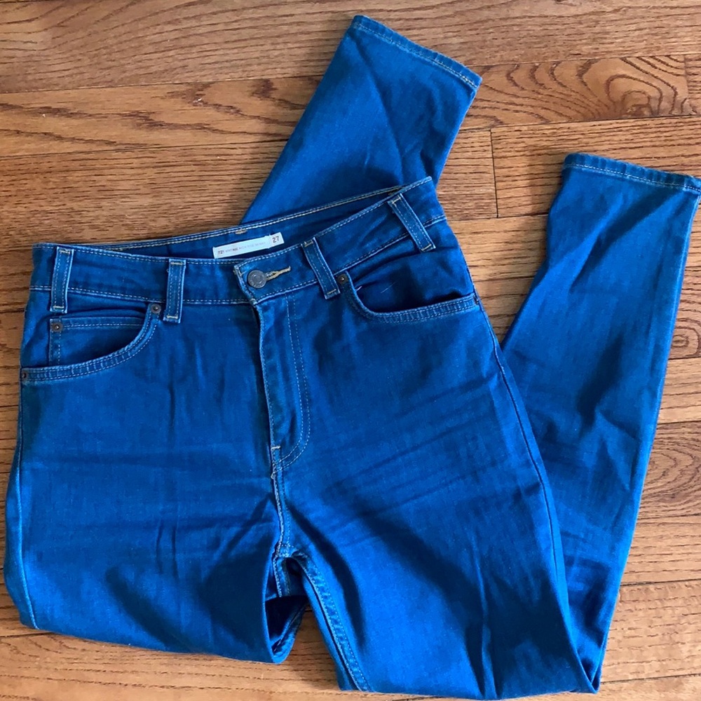 Levi Strauss 721 vintage high rise skinny size 27